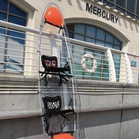 Bateau transparent double, kayak pour 2 personnes, bateau double, canoë en polycarbonate, bateau en verre populaire