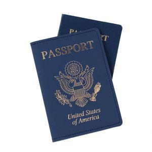 Luxury Slim Travel Passport Holder Luggage Tag Set Fashion PU Leather Cover <b>Wallet</b> <b>RFID</b> Waterproof Case <b>for</b> <b>Men</b> and Women - Product Image 3