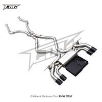Tuyaux d'échappement Catback en acier inoxydable Boska pour BMW X5M/X6M F85/F86 4.4TT 2015-2019, silencieux avec système de soupape, système d'échappement