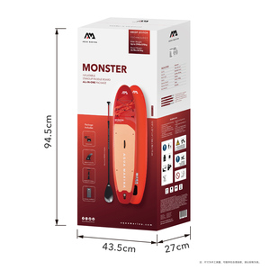 Tabla de Paddle Surf Inflable AQUA MARIAN 2026 <span class=keywords><strong>MONSTER</strong></span>, 366*84*15cm, para Deportes Acuáticos al Aire Libre - Product Image 4