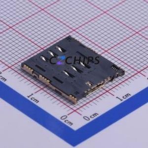 SMO-1510 SIM Card Connector SMD Connector Self-Return Type Micro SIM Card Card Holder With Card Detection - Product Image 2
