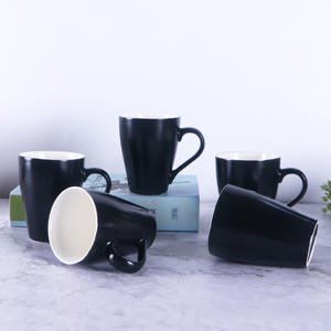 Nordic Style Ceramic Mug <b>Black</b> Matte Solid Color Single <b>Cup</b> Home Gift Coffee Mug - Product Image 1
