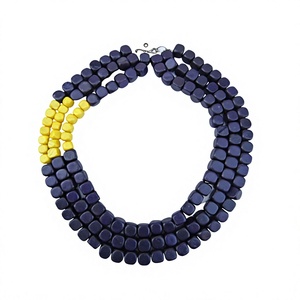 Bijoux de mode collier en résine vente chaude de l'inde fait à la main long collier look attrayant pour les femmes et les filles - Product Image 1