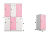 Armoire de rangement en plastique ABS, casier de rangement personnel, casier de sport, étanche