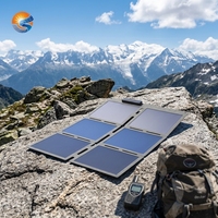 Chargeur solaire Sunflex SFS-T Field Research 32W, panneau solaire pliable en perovskite, étanche IP67, efficacité 18%, ultra-léger pour