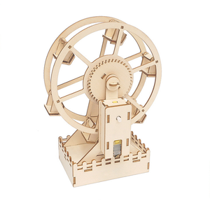 DIY Grande Roue Modèle Matériaux Kit Physique <span class=keywords><strong>Préscolaire</strong></span> Éducatif Science <span class=keywords><strong>Expérience</strong></span> 3D En Bois Assembler STEM Jouet - Product Image 4