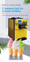 Machine à crème glacée à livraison directe d'usine, machine à glace molle OEM pour une capacité de production de 25 à 28 litres