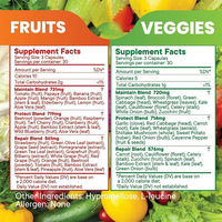 Supplément alimentaire de santé à double capsule de marque privée pour adultes multifonctions légumes et fruits pas pour les femmes enceintes