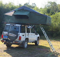 Tente de toit en toile souple de haute qualité 4x4, nouvelle en 2022, avec matelas, adaptée à 3 à 6 personnes