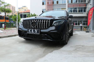 Pare-choc avant à lèvre pour Mercedes <span class=keywords><strong>GLC</strong></span> coupé, kit de carrosserie, mise à niveau <span class=keywords><strong>AMG</strong></span>, 2016 — 2019 - Product Image 3