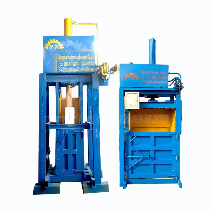 Hot Koop Karton Compressor Doek Persmachine Afval Papier Persen Plastic Balenpers Machine