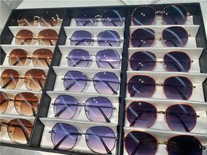 New Color Red Fashion <b>Large</b> <b>Frame</b> UV400 Sunglasses Irregular Wholesale Luxury Unisex Metal+PC - Product Image 6