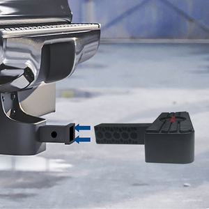 عتبة سحب AMBITION بمقاس 2 بوصة، واقي صدمات عالمي مضاد للانزلاق، حمولة قصوى 600 رطل للمقطورات وشاحنات السحب والشاحنات الصغيرة وسيارات الدفع الرباعي - Product Image 2