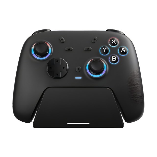 OEM ODM Video Game Console Controllers Double Vibration Motor Wireless 2.4GHz Long Battery Life (20h)-New Design Joysticks