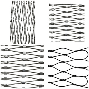 Filet de sécurité en treillis métallique tissé anti-chute sur mesure pour escaliers résidentiels, fabriqué par ODM - Product Image 1