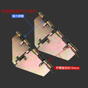 Thickened Butterfly Hinge 2mm Iron Furniture Hinge For <b>Table</b> <b>Folding</b> Conversion Durable Surface Mount Modern Design - Product Image 4
