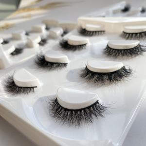 Özel etiket 3D vizon kirpiklere kabarık yumuşak tam kalın Wispy doğal uzun yanlış Eyelashes kıvırcık Lashes toptan Lashes - Product Image 5