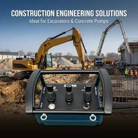 Control Remoto Hidráulico Inalámbrico Industrial Universal de 12-24 V, Plug-and-Play, para Excavadora y Plataforma de Trabajo Aérea