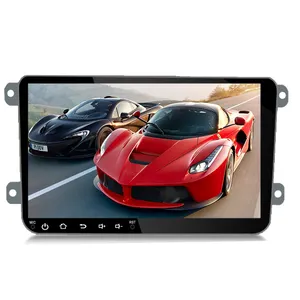 2 dinカーラジオVW用のWifi GPSナビゲーションを備えたフルタッチスクリーン車のAndroidステレオプレーヤー