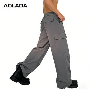 Miglior servizio Online fabbrica vendita diretta gamba piegata tattico pantaloni <span class=keywords><strong>Cargo</strong></span> larghi con coulisse grande tasca <span class=keywords><strong>Cargo</strong></span> pantaloni da uomo - Product Image 2