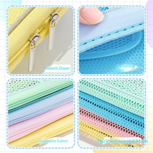 Bolsa de Archivo de Malla en Forma de L para Clasificación de Materias, Bolsa de Almacenamiento para Exámenes y Libros para Estudiantes, Venta al Por Mayor del Fabricante - Product Image 2