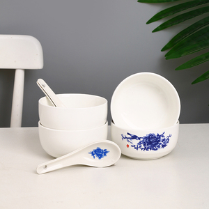 Venta al por mayor 4 "/4,5"/5 "/6"/7 "/8" porcelana china tazón barato/cuencos de <span class=keywords><strong>sopa</strong></span> de cerámica con logotipo personalizado e impreso su imagen - Product Image 2