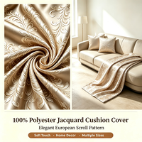 Tissu Brocart 100% Polyester Écologique Résistant à l'Abrasion Respirant Teint en Fil Tissé Poids Moyen Largeur 98 pouces Tissu Textile de Maison
