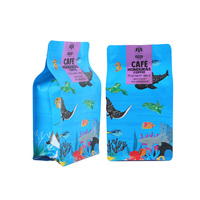 Sachet latéral personnalisé en aluminium et plastique pour emballage de miel, thé, café, lait en poudre