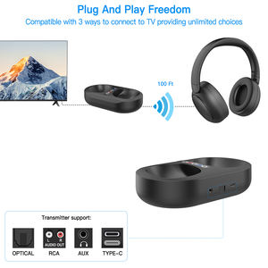 <span class=keywords><strong>Casque</strong></span> TV Blue Tooth Over Ear 50H Playtime <span class=keywords><strong>avec</strong></span> base multifonctionnelle comme <span class=keywords><strong>station</strong></span> de chargement et de stockage <span class=keywords><strong>Casque</strong></span> TV sans fil pliable - Product Image 2