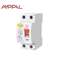 Disjoncteur différentiel RCCB 2P/4P 16A-40A Protection IP20 Capacité de coupure 10kA