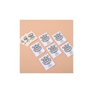 ป้ายคอ<span class=keywords><strong>เสื้อผ้า</strong></span>สตรีและเด็กแบบสั่งทำพิเศษสำหรับมืออาชีพ ป้ายทอโพลีเอสเตอร์รูปสี่เหลี่ยมผืนผ้า พิมพ์ตราสินค้า ป้ายบอกวิธีซักผ้า - Product Image 5