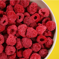 Frambuesas Deshidratadas Dulces, Ricas en Antioxidantes y Vitaminas Naturales, Frutos Secos Crujientes, Ideales para Postres, Yogur y Preparación de Bebidas