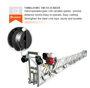 Les finisseurs de béton utilisent une règle à béton à truss pour poser du <span class=keywords><strong>ciment</strong></span>, règle à béton à truss de haute qualité avec moteur à essence. - Product Image 6