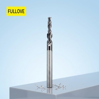 Foret à pas à col long en carbure monobloc non standard pour l'usinage CNC de l'acier et de l'acier inoxydable avec pointe