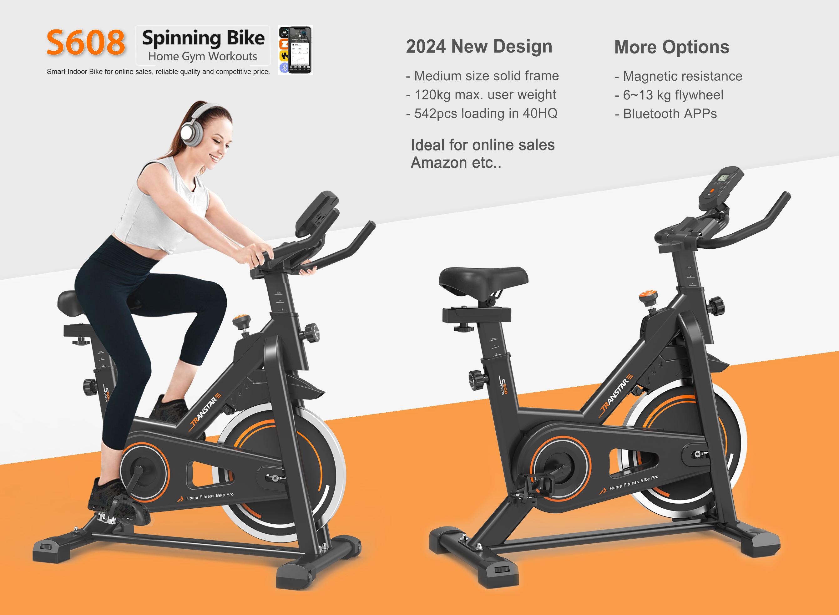 Spin Bike Bicis De Spinning Amazon 2025 Professional Indoor