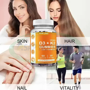 Suplementos de Gomitas de Vitamina D3 + K2 OEM ASAP, 1000 UI, Gomitas de Vitamina D3 K2 para Huesos Más Fuertes y Salud Inmunológica - Product Image 2