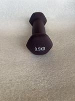 Mini haltères légers en néoprène et fonte pour le yoga, le Pilates et l'exercice physique complet, unisexe, finition mate