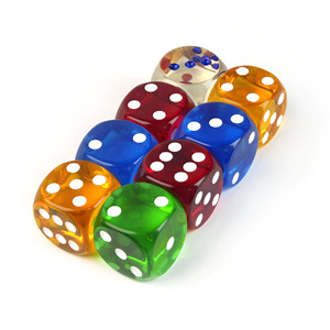Dados de Resina Transparentes de 24mm, Grandes, Tipo Jumbo, para Juegos de Mesa, Fiestas y Accesorios - Product Image 4