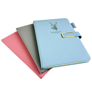 A4 A5 A6 cá nhân logo đồng bằng lưu ý cuốn sách tùy chỉnh in ấn PU da bìa cứng Tạp Chí với kim loại khóa cho xúc tiến kinh doanh - Product Image 5