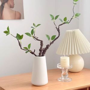 Paquete de varias piezas de flores de seda y plantas verdes artificiales para decoración de bodas y hogar - Product Image 2
