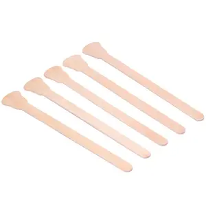 Wholesale hair removal wax tools wooden facial waxing sticks with your logo