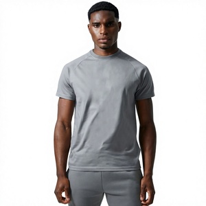 เสื้อยืดออกกำลังกายผู้ชายทรงปกติ ย้อมสีแบบ Garment Dyed ผ้าโมดอล ไซส์ใหญ่ ระบายอากาศได้ดี แขนสั้น แห้งเร็ว 180 กรัม - Product Image 6