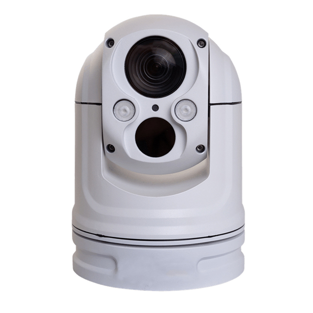 Vehicle Mounted Thermal Camera IP Mobile Infrared 384x288 19/25 Thermal Lens Thermal PTZ Camera