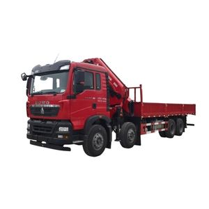 Camión Grúa Articulada Sinotruk Howo 8x4 de 16 Toneladas para Construcción de Carreteras, Elevación y Traslado, Venta Directa de Fábrica - Product Image 1