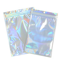Sac en plastique transparent mini avec fermeture éclair, poignée et adhésif, personnalisable avec logo, pour bijoux, montres, boucles d'oreilles, emballage de luxe