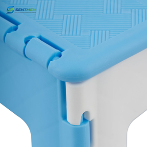 Wholesale Duy Tan <b>Folding</b> Plastic <b>Stool</b> <b>Portable</b> Space Saving Step Bench Durable Outdoor Picnic <b>Stool</b> for Home - Product Image 6