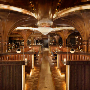 مقاعد منحنية عتيقة للمطاعم، أثاث خشبي للبار، مجموعات مطاعم، طاولة طعام خشبية وكراسي - Product Image 4