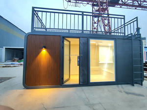 Maison préfabriquée de type capsule en forme de pomme, nouvelle conception haut de gamme, avec <span class=keywords><strong>terrasse</strong></span> sur le toit - Product Image 1