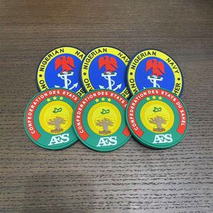 Custom Logo 3D Soft Heat Press Embossed Silicone Transfer <b>Sew</b> on Pvc Rubber Patches Label Velcro Backing for Clothing - Product Image 1