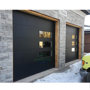 Portes <span class=keywords><strong>de</strong></span> <span class=keywords><strong>garage</strong></span> automatiques modernes à ouverture verticale, sectionnelles, d'<span class=keywords><strong>occasion</strong></span>, 16x7 et 8x7, vente en gros 2025 - Product Image 2